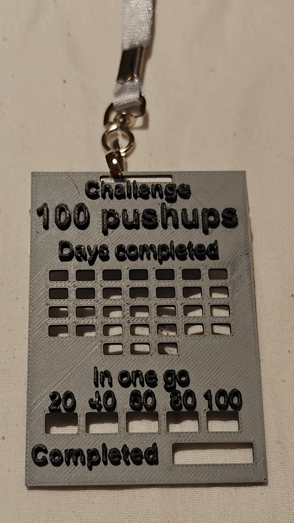 Challenge 100 pushups